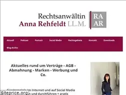 Sites similar to ra-rehfeldt.de