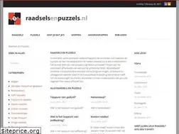 Sites similar to raadselsenpuzzels.nl