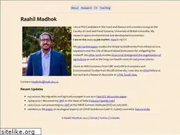 Sites similar to raahilmadhok.com