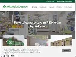 Sites similar to raakkylanapteekki.fi