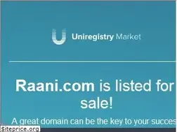 Sites similar to raani.com