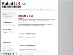 Sites similar to rabatt24.se