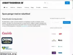 Sites similar to rabattkodsidor.se