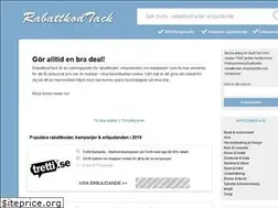 Sites similar to rabattkodtack.se