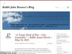 Sites similar to rabbijohnrosove.wordpress.com