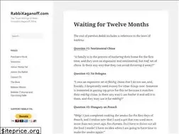 Sites similar to rabbikaganoff.com