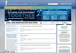 Sites similar to rabbinicalassembly.org