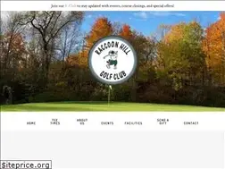 Sites similar to raccoonhillgolfclub.com