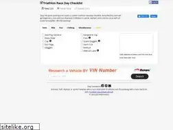 Sites similar to racechecklist.com