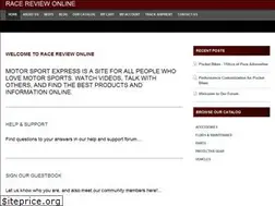 Sites similar to racereviewonline.com
