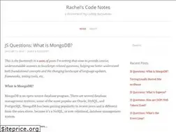 Sites similar to rachelscodenotes.wordpress.com