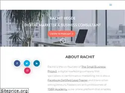 Sites similar to rachithegde.com