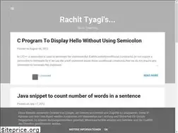 Sites similar to rachittyagi.com