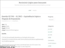 Sites similar to raciociniologico.wordpress.com