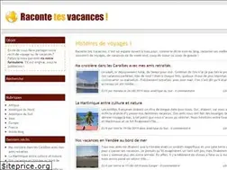 Sites similar to raconte-tes-vacances.com