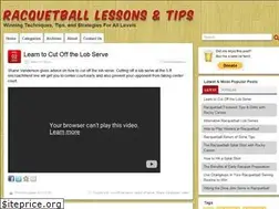 Sites similar to racquetball-lessons.com