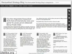 Sites similar to racquetballstrategy.blogspot.com