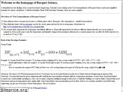 Sites similar to racquetscience.com