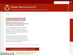 Sites similar to radar-rencontres.fr
