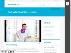 Sites similar to radboudalzheimercentrum.nl