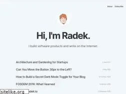 Sites similar to radek.io