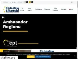 Sites similar to radeksikorski.pl