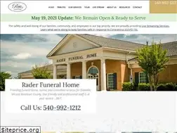 Sites similar to rader-funeralhome.com