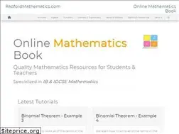 Sites similar to radfordmathematics.com