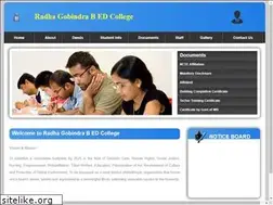 Sites similar to radhagobindabedcollege.com
