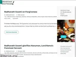 Sites similar to radhanathswami.net