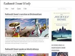 Sites similar to radhanathswamiweekly.com