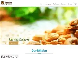 Sites similar to radhikacashew.com