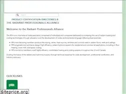 Sites similar to radiantpanelassociation.org