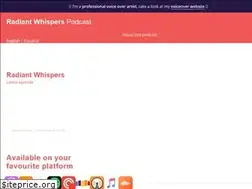 Sites similar to radiantwhispers.com