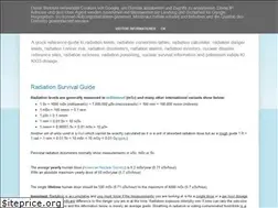 Sites similar to radiationsurvival.blogspot.com