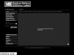 Sites similar to radicalmatters.com