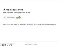 Sites similar to radicalruss.com