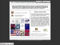 Sites similar to radicalsoftware.org