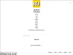 Sites similar to radicalurbanist.substack.com