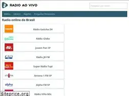 Sites similar to radio-ao-vivo-brasil.com