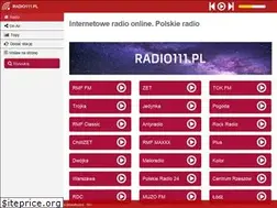 Sites similar to radio111.pl