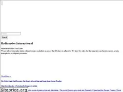 Sites similar to radioactiveinternational.org