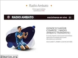 Sites similar to radioambato.com.ec