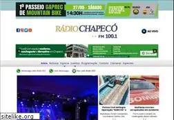 Sites similar to radiochapeco.com.br
