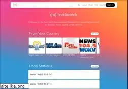 Sites similar to radiodeck.com