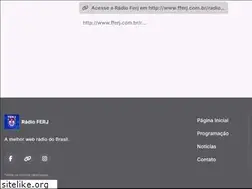 Sites similar to radioferj.com