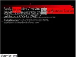 Sites similar to radioferoz.com