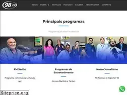 Sites similar to radiofm98.com.br