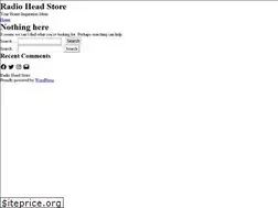 Sites similar to radioheadstore.com