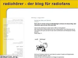 Sites similar to radiohoerer.blogger.de
